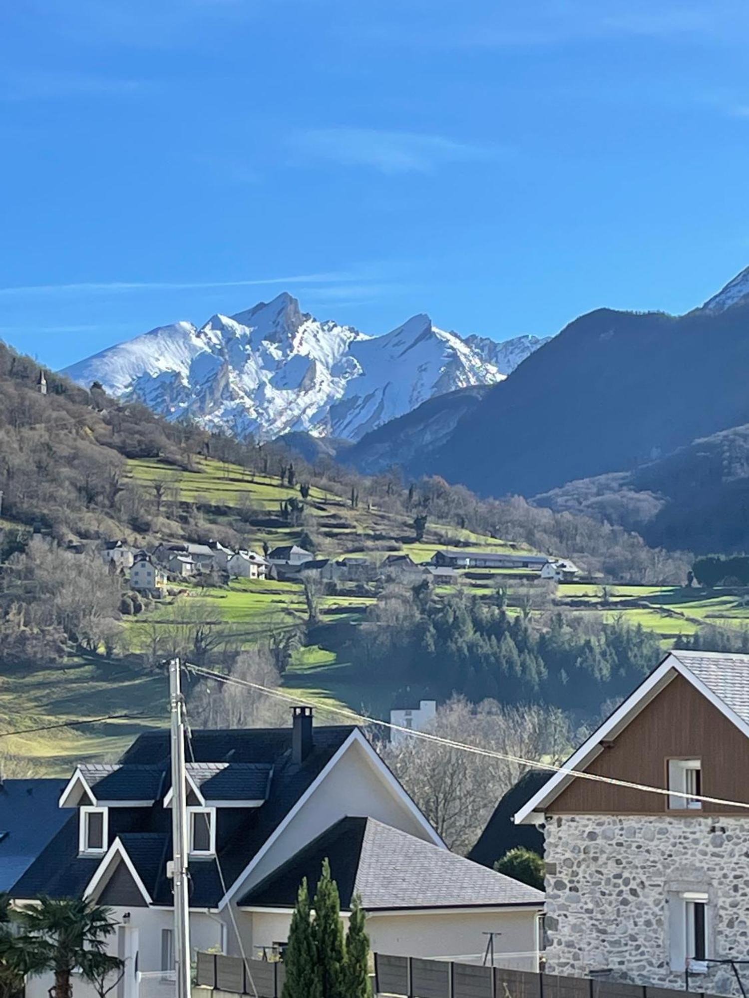 Appartement Cocoon Avec Jardin Et Vue Montagne Laruns Kültér fotó
